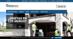 Desktop Screenshot of geosec.es